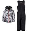 Kids' 2-piece Snowsuit, Gray/Black