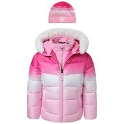 Snozu Kids' Jacket with Hat, Pink