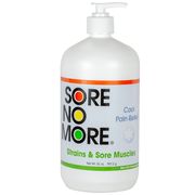 Sore No More Cool Pain Relief Gel, for Strains & Sore Muscles, 32 oz Pump