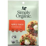 Spicy Taco Seasoning Mix, 1.13 oz, Simply Organic