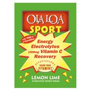 Sport Drink, Energy Electrolytes, Lemon Lime, 30 Packets, Ola Loa