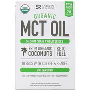 Sports Research Organic MCT Oil from Organic Coconuts, Unflavored, 20 oz x 2 Bottles