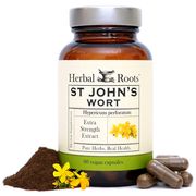 St. John's Wort, 60 Vegan Capsules, Herbal Roots