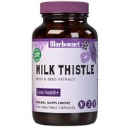 Standardized Milk Thistle Fruit & Seed Extract, 120 Vcaps, Bluebonnet Nutrition