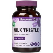 Standardized Milk Thistle Fruit & Seed Extract, 60 Vcaps, Bluebonnet Nutrition