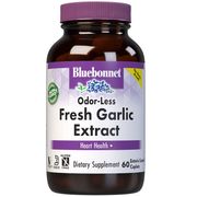 Standardized Odor-Less Fresh Garlic Extract, 60 Enteric Coated Caplets, Bluebonnet Nutrition