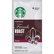 Starbucks French Roast Whole Bean Coffee, 2.5 lb (40 oz)