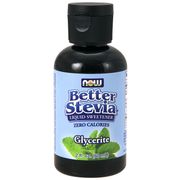 Better Stevia Liquid Glycerite, Alcohol-Free, 2 oz, NOW Foods