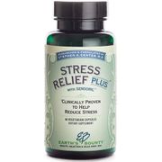 Stress Relief Plus with Sensoril, 60 Vegetarian Capsules, Earth's Bounty