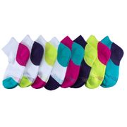 Stride Rite Girl's Sock - Color Pop, 8 Pack
