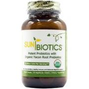 SunBiotics Organic Probiotic with Prebiotics - Vanilla, 30 Vegetarian Tablets, Windy City Organics