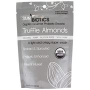 SunBiotics Truffle Almonds, Organic Gourmet Probiotic Snacks, 1.5 oz, Windy City Organics