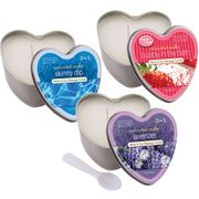 Suntouched 3-In-1 Heart Candle Lavender, 4 oz, Earthly Body