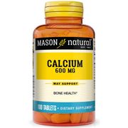 Super Calcium 600 mg, 100 Tablets, Mason Natural