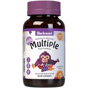 Rainforest Animalz Whole Food Based Multiple for Kids, Assorted Fruit Flavors, 180 Chewables, Bluebonnet Nutrition
