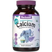 Rainforest Animalz Calcium Magnesium & Vitamin D3 for Kids, Vanilla Frosting Flavor, 90 Chewables, Bluebonnet Nutrition
