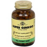 Super Ginkgo - Full Potency, 120 Vegetable Capsules, Solgar