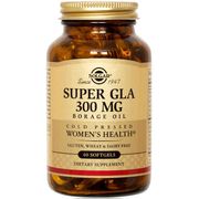 Super GLA 300 mg, Borage Oil, 60 Softgels, Solgar