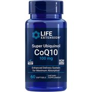 Super Ubiquinol Coq10 100 mg, 60 Softgels, Life Extension