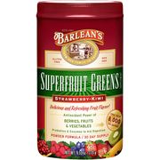 Superfruit Greens Powder, Strawberry-Kiwi, 9.52 oz, Barlean's Organic Oils