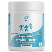 SuperHMO Prebiotic for Kids Powder - 5 HMOs, 45 Servings, Layer Origin Nutrition