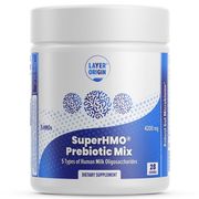 SuperHMO Prebiotic Mix with 5 HMOs, 28 Servings, Layer Origin Nutrition