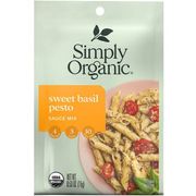 Sweet Basil Pesto Seasoning Mix, 0.53 oz, Simply Organic