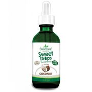 SweetLeaf Liquid Stevia Sweet Drops Sweetener - Coconut, 2 oz, Wisdom Natural Brands
