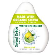 SweetLeaf Stevia Sweet Drop Water Enhancer - Lemon Lime, 1.5 oz, Wisdom Natural Brands