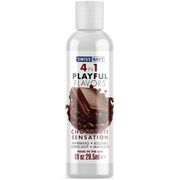Swiss Navy 4 in 1 Playful Flavors Lubricant - Chocolate Sensation, 1 oz, MD Science Lab