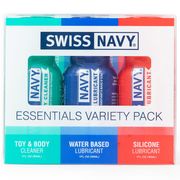 Swiss Navy Essentials Variety Pack, 3 x 1 oz, MD Science Lab