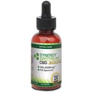 Synergy Spectrum Concentrated CBD Drops 2000 mg - Natural, 2 oz, Essential Source