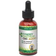 Synergy Spectrum Concentrated CBD Drops 4000 mg - Natural, 4 oz, Essential Source