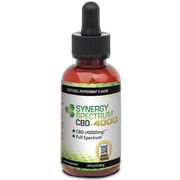 Synergy Spectrum Concentrated CBD Drops 4000 mg - Peppermint, 4 oz, Essential Source