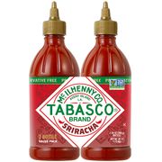 Tabasco Sriracha Sauce, Value Pack, 20 oz x 2 Bottles