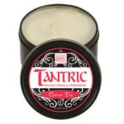Tantric Soy Massage Candle with Pheromones - Green Tea, 4 oz, California Exotic Novelties