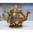 Teapot Gilt Jewelry Gift Box with Fine Crystals