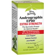 Terry Naturally Andrographis EP80 Extra Strength, 60 Capsules, EuroPharma