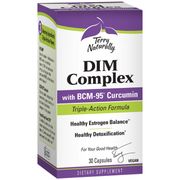 Terry Naturally DIM Complex with BCM-95 Curcumin (Formerly CuraMed + DIM Complex), 30 Capsules, EuroPharma