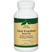 Terry Naturally Liver Fractions, Heme Iron, 90 Capsules, EuroPharma