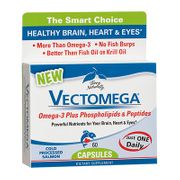 Terry Naturally Vectomega Caps, Omega-3 Plus Phospholipids & Peptides, 60 Capsules, EuroPharma