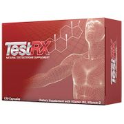TestRX, Natural Testosterone Supplement, 120 Capsules, Leading Edge Health