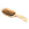 The Green Brush 19 Semi S Hairbrush with Bamboo Pins & Handle