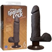 Clearance Sale 50% Off! The Realistic Cock Ur3 Vibrating 6 Inch - Black, Doc Johnson