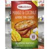 Mango & Coconut Almond Thin Cookies