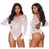 Thong Back Teddy, White, M/L