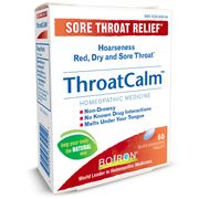 ThroatCalm, Sore Throat Relief (Throat Calm), 60 Tablets, Boiron