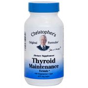 Thyroid Maintenance Formula Capsule, 100 Vegicaps, Christopher's Original Formulas
