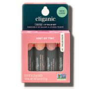 Tinted Lip Balm Set, 4 Pack, Cliganic