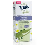 Toddler Training Toothpaste - Mild Fruit Gel, Fluoride Free, 1.75 oz, Tom's of Maine
